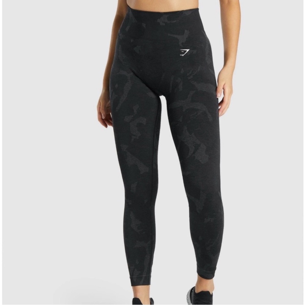 Gymshark Camo Black Leggings
